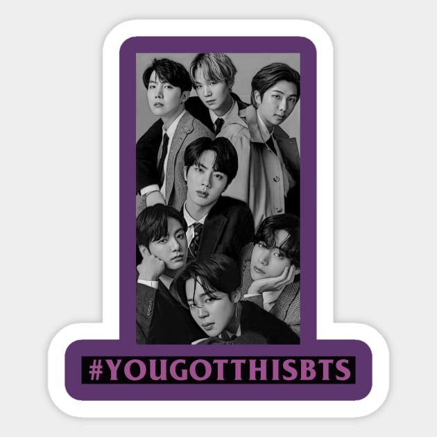 You got this BTS Sticker by TheSteadfast